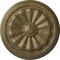 Ekena Millwork Olivia Ceiling Medallion (Fits Canopies up to 2 1/8"), 7 7/8"OD x 1 1/8"P, Mississippi Mud Crackle CM07OLMMC - alternate 1